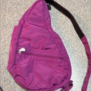 Women’s Sling Crossbody Bag - Healthy Back Bag- Vibrant Magenta